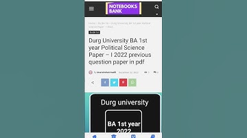 durg university ba 1st 2022 previous year question paper #durguniversity #hemchandyadavuniversity
