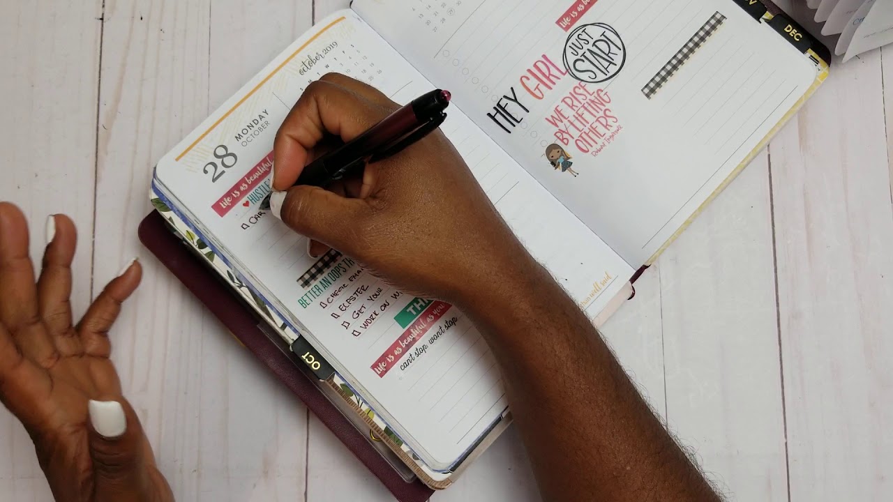 How To Plan - How I Use My Daily Planner - YouTube