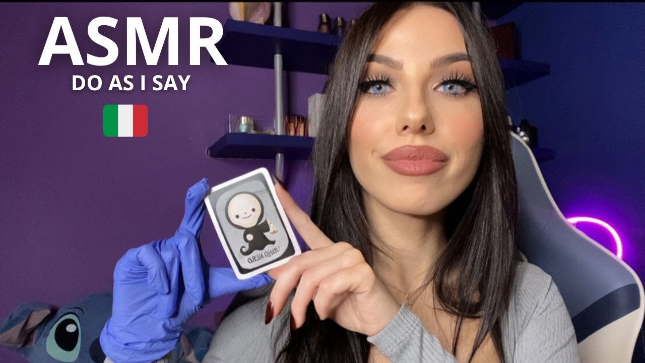 ⁣ASMR - SEGUI LE MIE ISTRUZIONI PER DORMIRE + FOCUS TEST