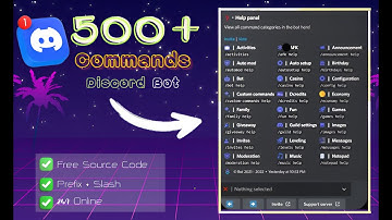 How to Create An Advance All In One 500+ Slash Commands Discord Bot