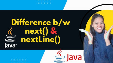 Difference b/w next( ) & nextLine( ) methods|| Scanner class|| #javaprogramming #java #javatutorial
