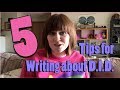 5 Tips For Writing About Dissociative Identity Disorder