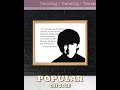 George Harrison Song Lyric Art-"Realise It's All Within Yourself"- 10 x 8" Silhouette Wall Print-...