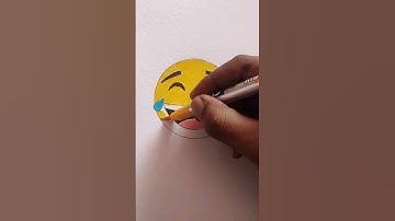 laughing emoji 😂#drawing #laugh #emoji #drawing