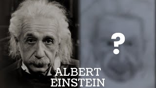 Retrato Feito À Mão De Albert Einstein