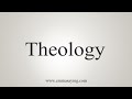 How To Say Theology
