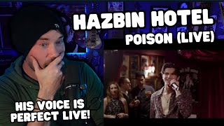 Metal Vocalist First Time Reaction - Poison (Live Video) | Hazbin Hotel | Prime Video