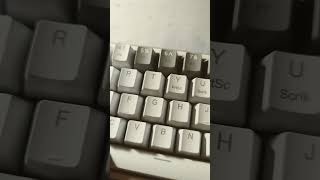 red switches with tape mod #shorts #mechanicalkeyboard #keyboard #shortsfeed