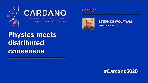 A collision of worlds; blockchain meets fundamental physics by Stephen Wolfram