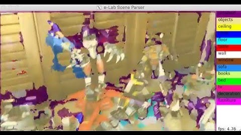 indoor scene parsing with state-of-art neural networks