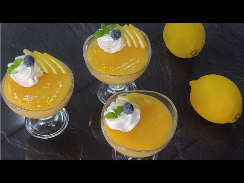 Вкуснейший ЛИМОННЫЙ 🍋 ДЕСЕРТ освежает лучше, чем мороженое! БЕЗ желатина и красителей!
