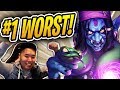 Just won  with the #1 WORST DECK IN HEARTHSTONE! | Control Priest?? | Rise of Shadows | Hearthstone