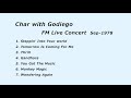 Char with Godiego - FM Live Concert 1978 チャー with ゴダイゴ FMライブコンサート(生放送)