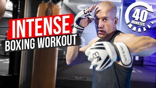 Intense 40 Minute Shadow Boxing Workout