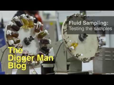 DiggerMan Blogger takes fluid samples to Finning's lab - Part 2.