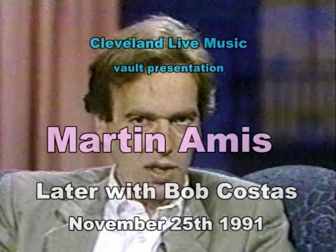 Martin Amis promoting