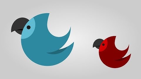 Bird Icon in Inkscape