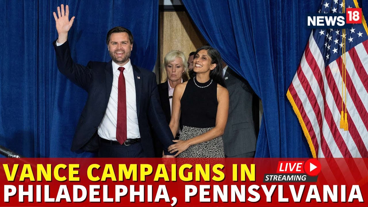 LIVE JD Vance Rally | JD Vance Trump Campaigns In Pennsylvania | JD ...