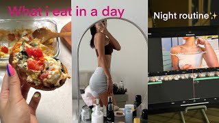 WHAT I EAT IN A DAY part10 + night routine | healthy meal ideas | 건강하게 먹기 근데 자기전루틴을 곁들인..?‍️