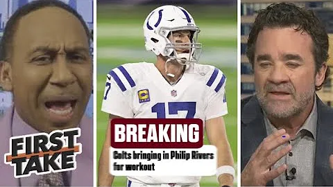 FIRST TAKE | Stephen A. reacts to  Colts bring back 44-year-old Philip Rivers for QB audition
