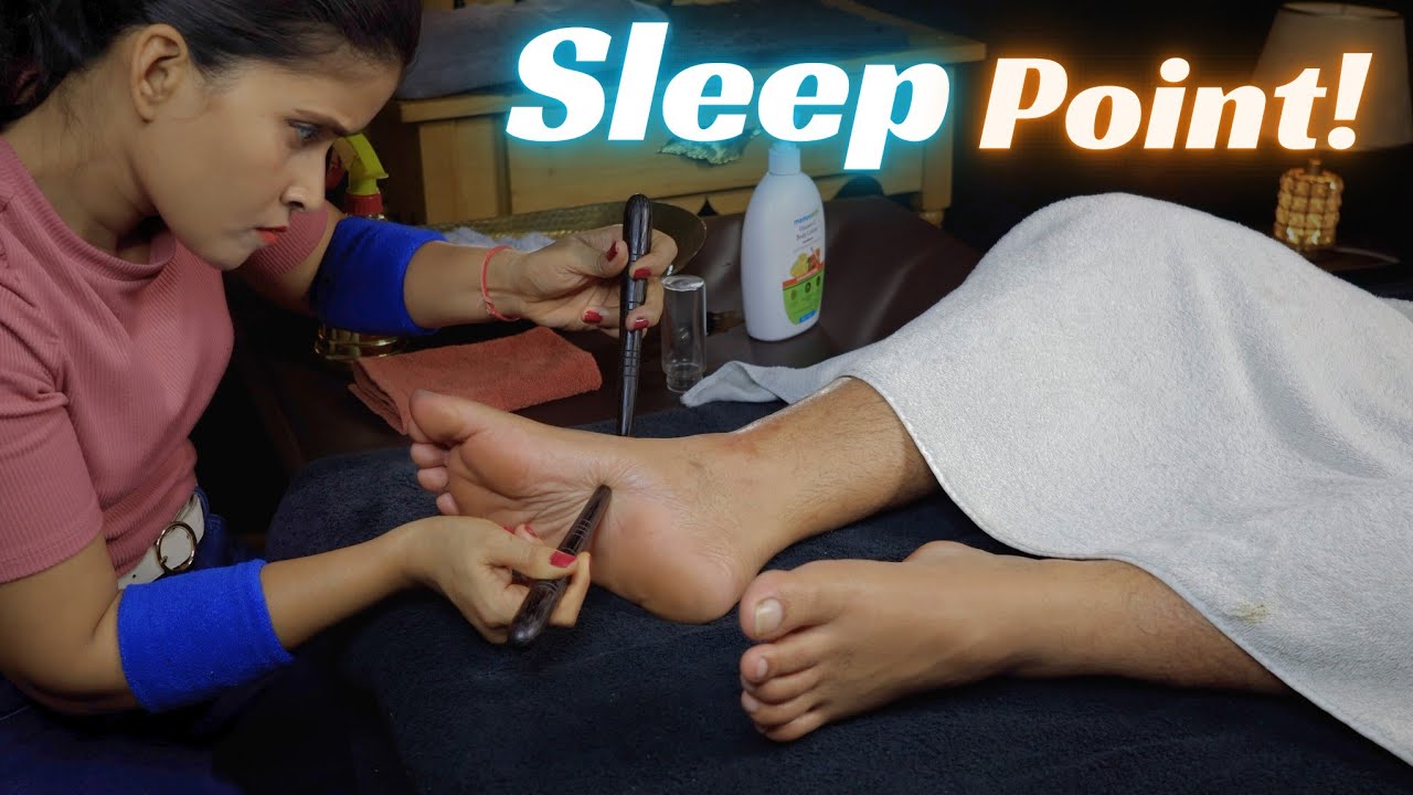 Foot massage Indian ASMR, Thai Tools Ultimate Massage technique for relief foot tissues pain