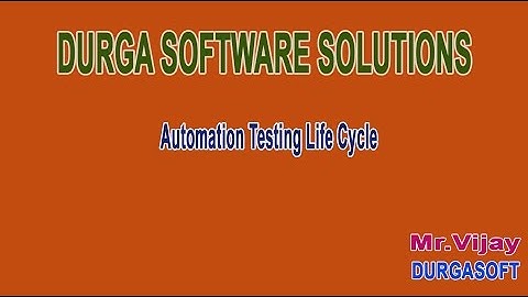 Automation Testing Life Cycle