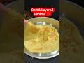 Restaurant-Style Layered Paratha at Home ठंडा होने पर भी रुई जैसे सॉफ्ट पराठे! #viralvideo #food