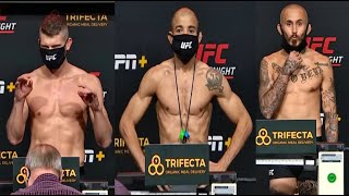 Взвешивание Жозе Альдо/Энтони Петтис/Марлон Вера/Стивен Томпсон UFC Vegas 17
