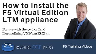 How to Install F5 Big-IP Virtual Edition Trial - LTM Appliance on VMWare ESXi