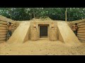 Building Cave Platinum Underground Waterslide To Swimming Pool With Underground Private Living Room