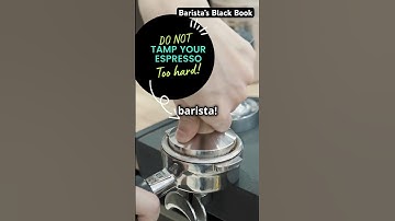 Don’t Tamp Your Espresso Too Hard! #EspressoTips #BaristaLife #HealthyBrewing #EspressoTechnique