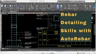Best Rebar Detailing Skills with AutoRebar in AutoCAD