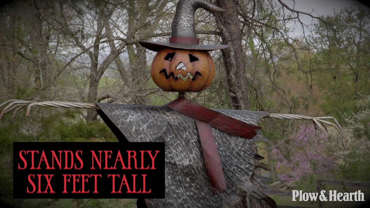 Scarecrow Jack O' Lantern Stake YouTube