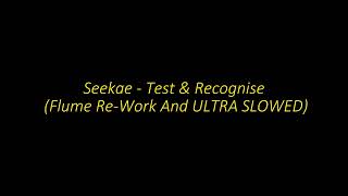 Seekae - Test & Recognise (Flume Re-Work And ULTRA SLOWED)