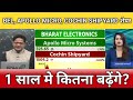 Bel, Cochin shipyard, apollo micro share latest news, anelysis, target, buy or sell?