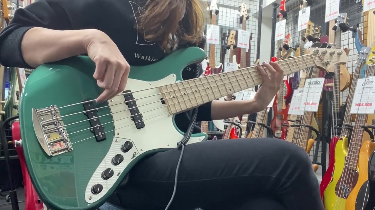 Kikuchi Guitars / Hermes MV5 BRG【Test Play】 - YouTube