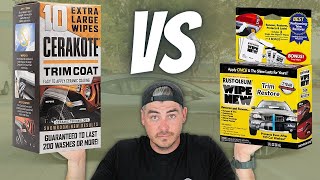 Cerakote vs Wipe New Black Trim Restore | Best Plastic Trim Restorer