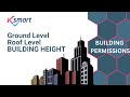 Building height  ground level building level drawings  ksmart  building permissions module