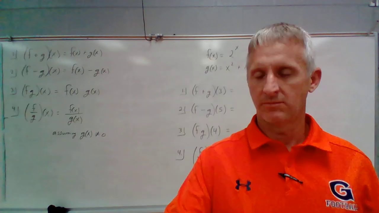 PreCalculus #7 Function Arithmetic - YouTube