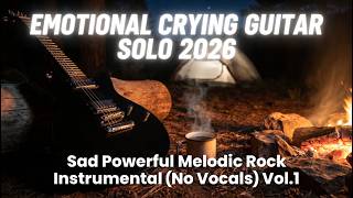Emotional Crying Guitar Solo 2026 Sad Powerful Melodic Rock Instrumental (No Vocals) Vol.1