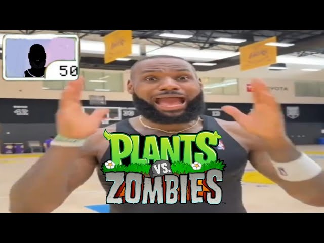 LeBron James scream if you like Plants vs Zombies class=