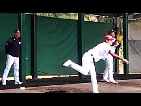 楽天岸孝之　ブルペンその1