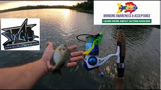 Autism Anglers by Sixgill Cares. Catching Summertime Bluegill. 