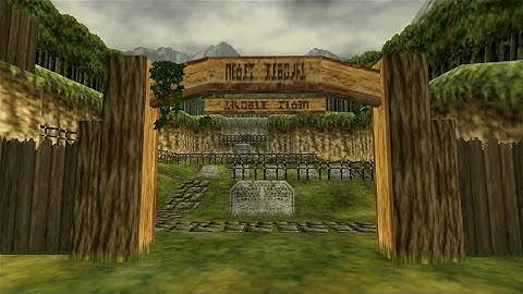 Legend of Zelda Ocarina Of Time Walkthrough (Item Collection - The Graveyard)  Episode 7
