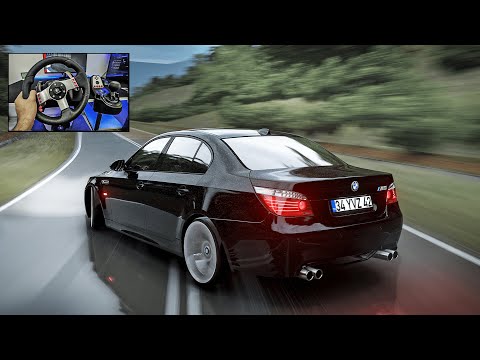 Cengiz Kurtoğlu - Küllenen Aşk BMW M5 E60 YAĞMURDA DRİFT l ASSETTO CORSA