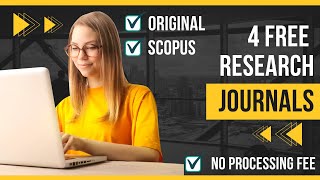 Free Journals to Publish Your Research Papers 2022 - PART 5