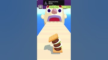 Sandwich runner🍎❤️‍🔥New Update level 143 #sandwich’s runner#gaming#shorts #viralgameplay