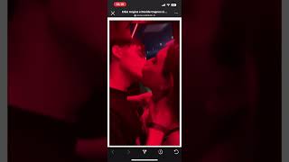 Bacio Tra Elisa Angius E Davide Cagnes