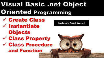 Object Oriented Programming VB .net - Creating Classes