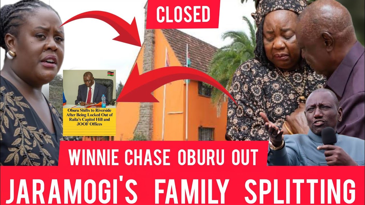 OBURU chased OUT as WINNIE ODINGA lock RAILA'S former OFFICE IDA in tears family SPLITTING ODM DONE